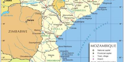 Maputo, Mozambik mapie